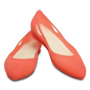 Crocs Coral/Oyster Rio Flats